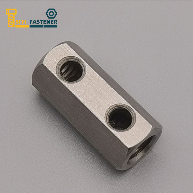Coelless steel hex nut karo bolongan nyedhiyakake solusi sing luwih apik